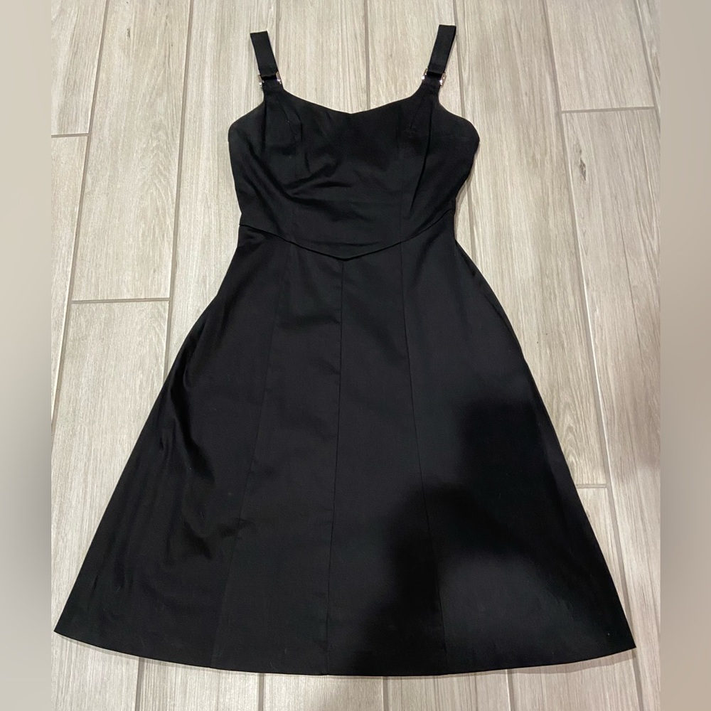 COURTENAY Strappy Black Cocktail Dress Size 6